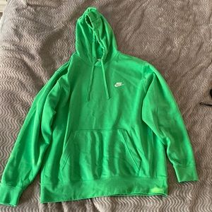 Nike Hoodie, Neon Green